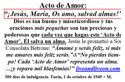 Acto de Amor