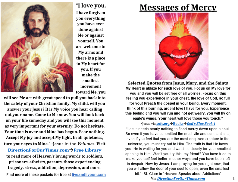 Messages of Mercy (Brochure)