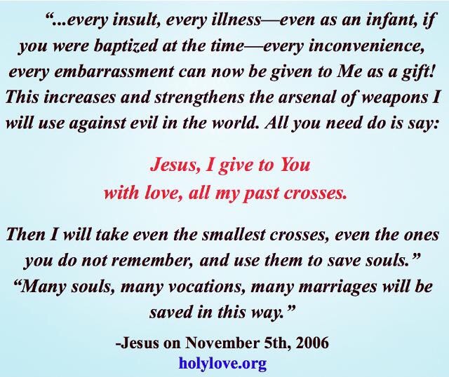 Offering of Past Crosses