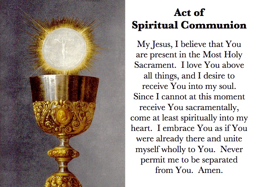 Act of Spiritual Communion
