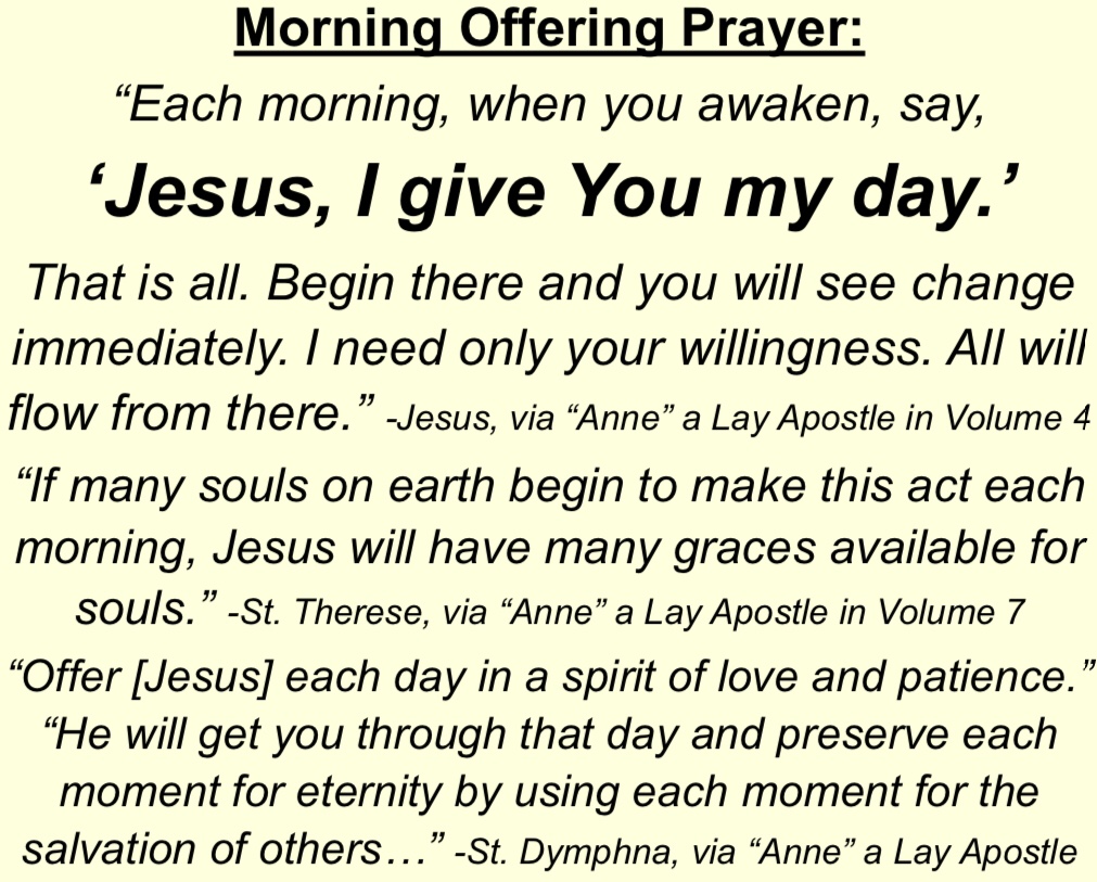 Jesus I Give You My Day